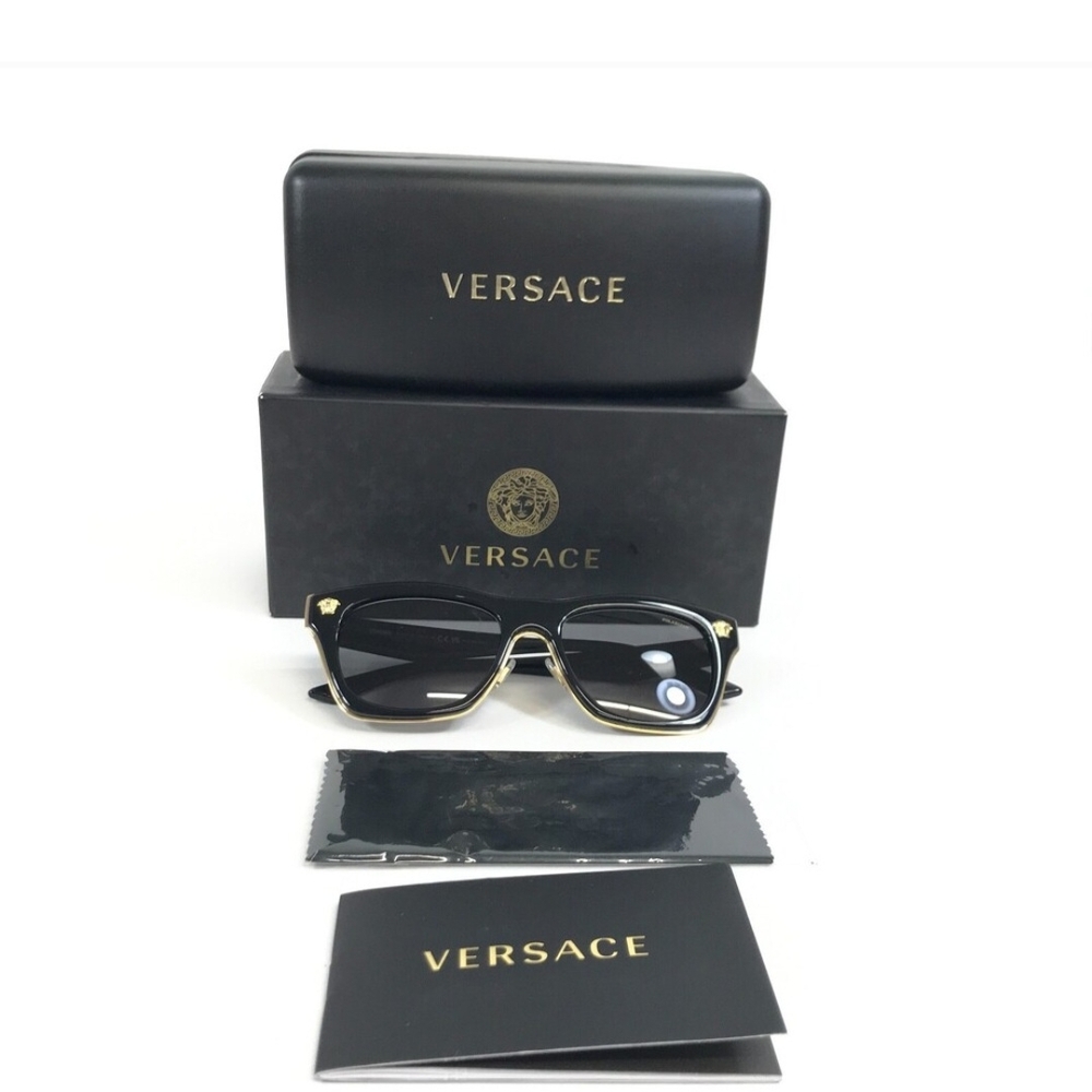 Versace Black and Gold Medusa Essence Sunglasses (Unisex) - Picture 13 of 13